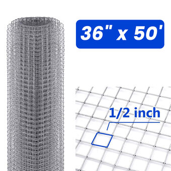 36in x 50ft Tooca Hardware Cloth 1/8inch Chicken Wire Mesh 27 x 50ft Hot.../// 